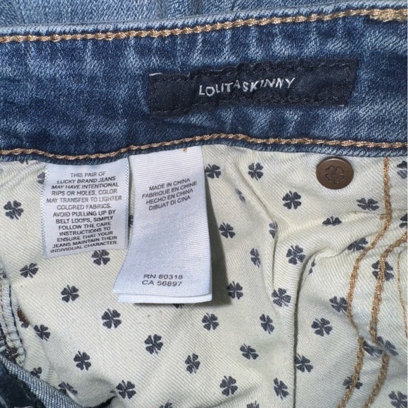 Lucky Brand Women's Mid-Rise Lolita Skinny Jean - Picture 7 of 7